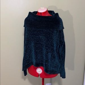Michael Kors Dark Green Cowl Neck Sweater